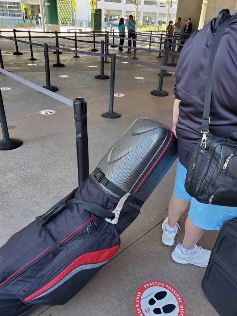 Rent Bag Boy Golf Travel Bag T10 Hard and Soft Case.